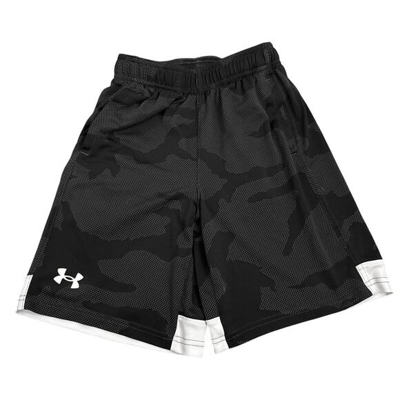 Under Armour Black Athletic Shorts Size Youth Medium (10/12) - Picture 1 of 2